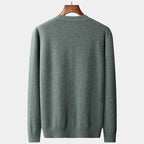 Men's Button-Front Cardigan With V Neckline - Colour options