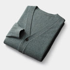Men's Button-Front Cardigan With V Neckline - Colour options