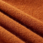 Men's Cable-Knit Mock Neck Jumper With Ribbed Collar - Colour options