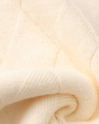 Men's Diamond-Pattern Crew-Neck Jumper With Ribbed Hem - Beige