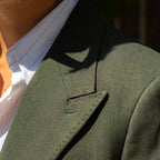 Men's Double-Breasted Suit In A Deep Muted Green - Colour options