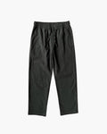 Men's Drawstring Trousers With Gathered Waist Detail - Black