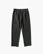Men's Drawstring Trousers With Gathered Waist Detail - Black