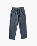Men's Drawstring Trousers With Gathered Waist Detail - Navy