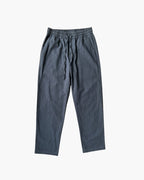 Men's Drawstring Trousers With Gathered Waist Detail - Navy