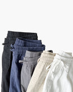 Men's Drawstring Trousers With Gathered Waist Detail - shared
