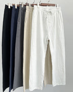 Men's Drawstring Trousers With Gathered Waist Detail - shared