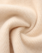 Men's Fine-Rib Zip-Front Cardigan With Raised Neck Band - Beige