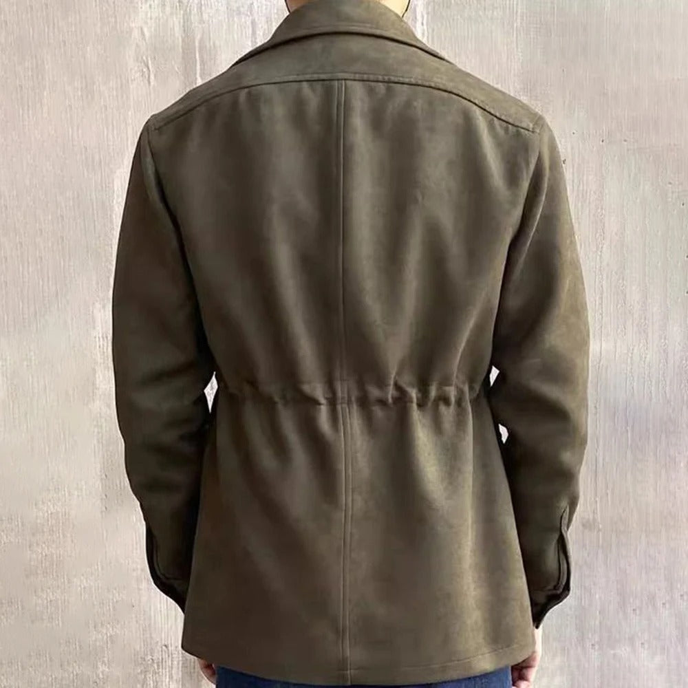 Men's Four-Pocket Field Jacket With Notch Lapels - Colour options