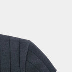 Men's Long-Sleeve Knitted Polo With Fine Vertical Rib - Colour options