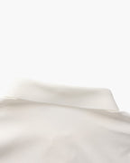 Men's Plain Long-Sleeve Shirt With Pointed Collar - White