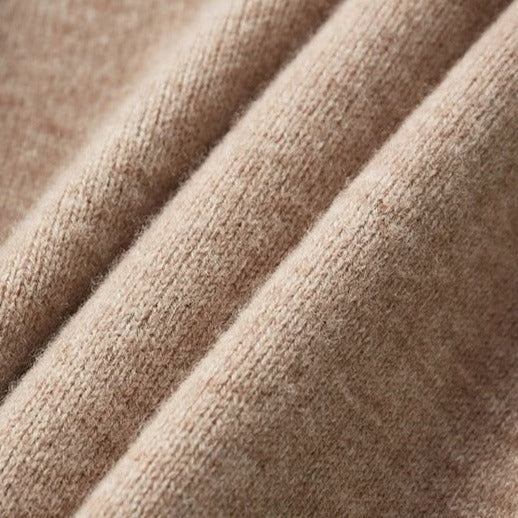 Men's Plain Quarter-Zip Jumper With Ribbed Stand Neck - Colour options