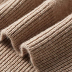 Men's Plain Quarter-Zip Jumper With Ribbed Stand Neck - Colour options