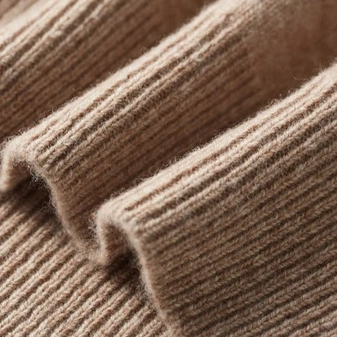 Men's Plain Quarter-Zip Jumper With Ribbed Stand Neck - Colour options