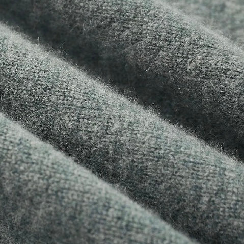 Men's Roll Neck Jumper With Folded Collar And Ribbed Trims - Colour options