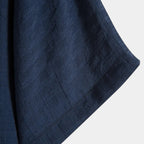 Men's Short-Sleeve Camp Collar Shirt With Plain Front - Colour options