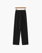 Men's Short-Sleeve Polo And Drawstring Trouser Set - Black