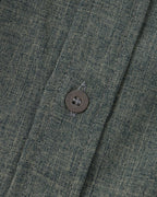Men's Short-Sleeve Stand-Collar Shirt With Pocket - Grey